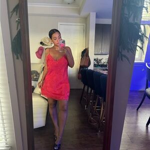 Victoria's Secret Red Lace Chemise